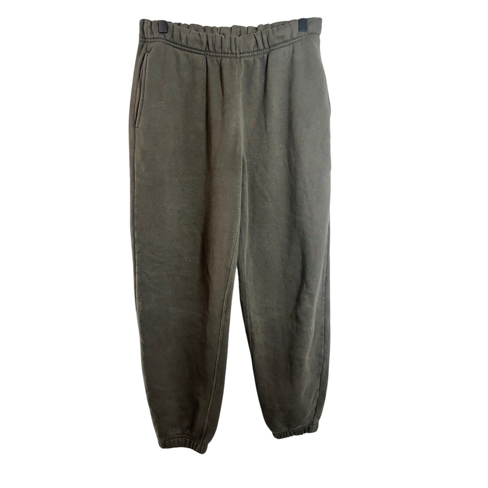 GU Mens Olive Green Fleece Lined Jogger Sweatpants Size M 828-465264